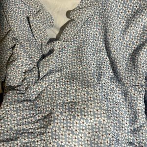 Cotton Candy La Floral Wrap Around Shirt